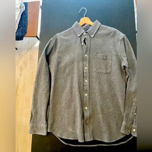 Taylor Stitch 46 Shirt Long Sleeves Organic Cotton Pocket Oxford Midweight